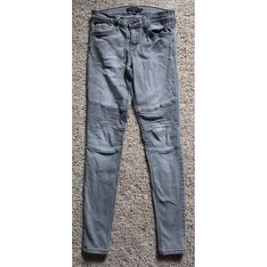Flying Monkey Platinum Gray Women's Jeans L7721 Size 28 Alt Shop Made in USA
